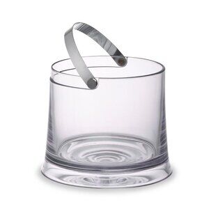 Qualy Design Clear Plastic Ice Bucket NEW in box